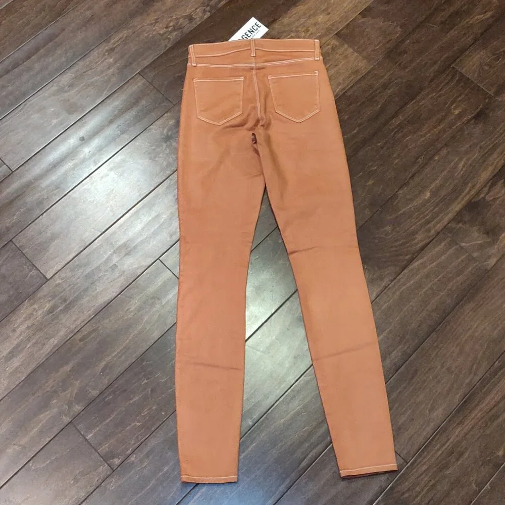 L'Agence Marguerite Coated Skinny Jeans SIZE 25 NEW WITH TAGS